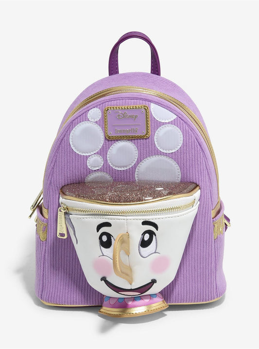 Disney Beauty and the Beast Chip Figural Cosplay Mini Backpack