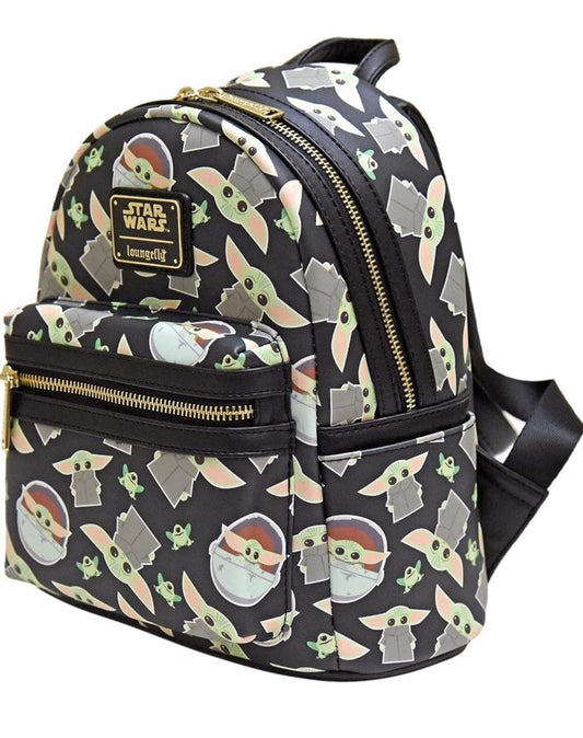 Disney Parks Star Wars Baby Yoda Grogu Mini Backpack