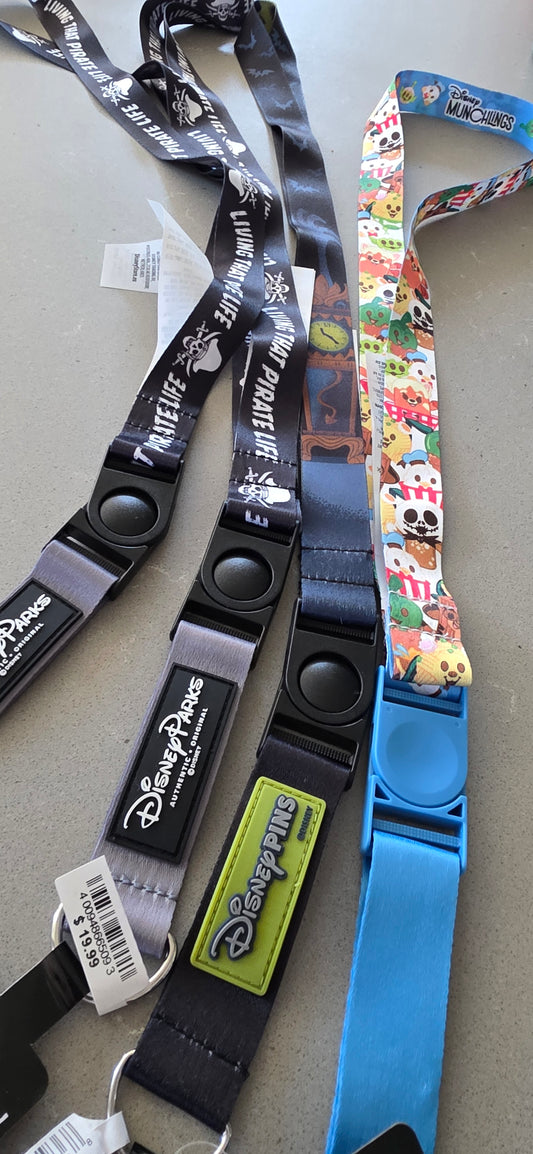 TRADING PINS: Disney Parks Lanyards for Badges and Pin Collectors