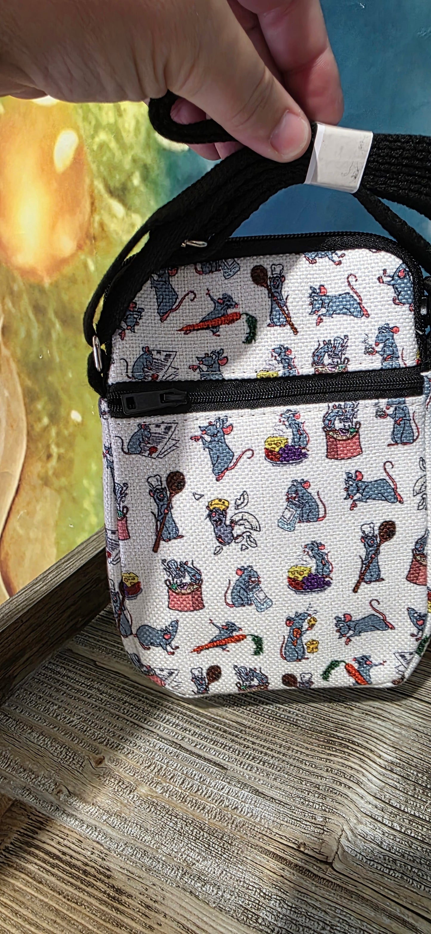 CB: Disney Pixar Ratatouille In My Remy Era Crossbody Passport Bag