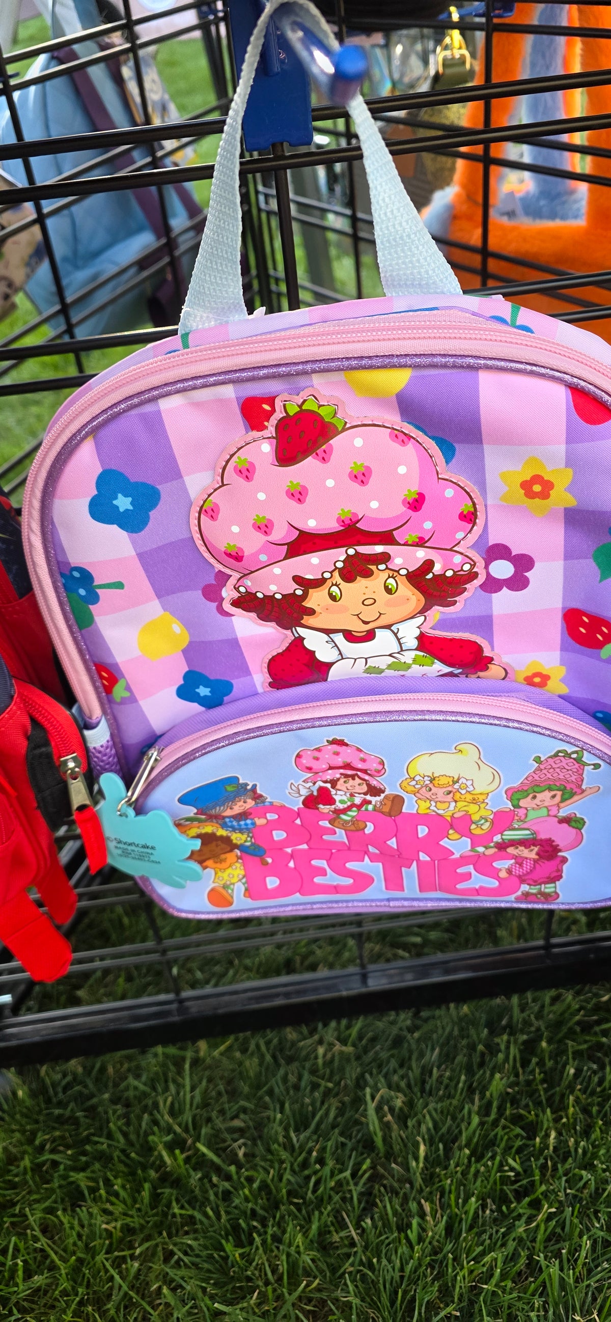 BP: Strawberry Shortcake Pastel Checkered Mini Backpack