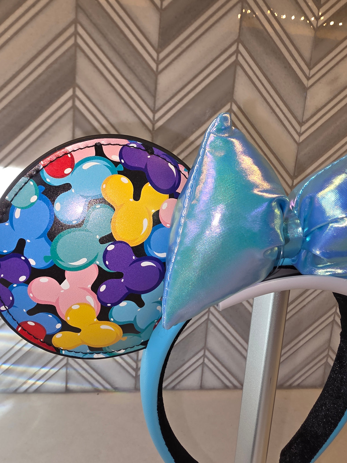 EARS: Disney Parks Mylar Mickey Mouse Silhouette Balloon Ears Headband