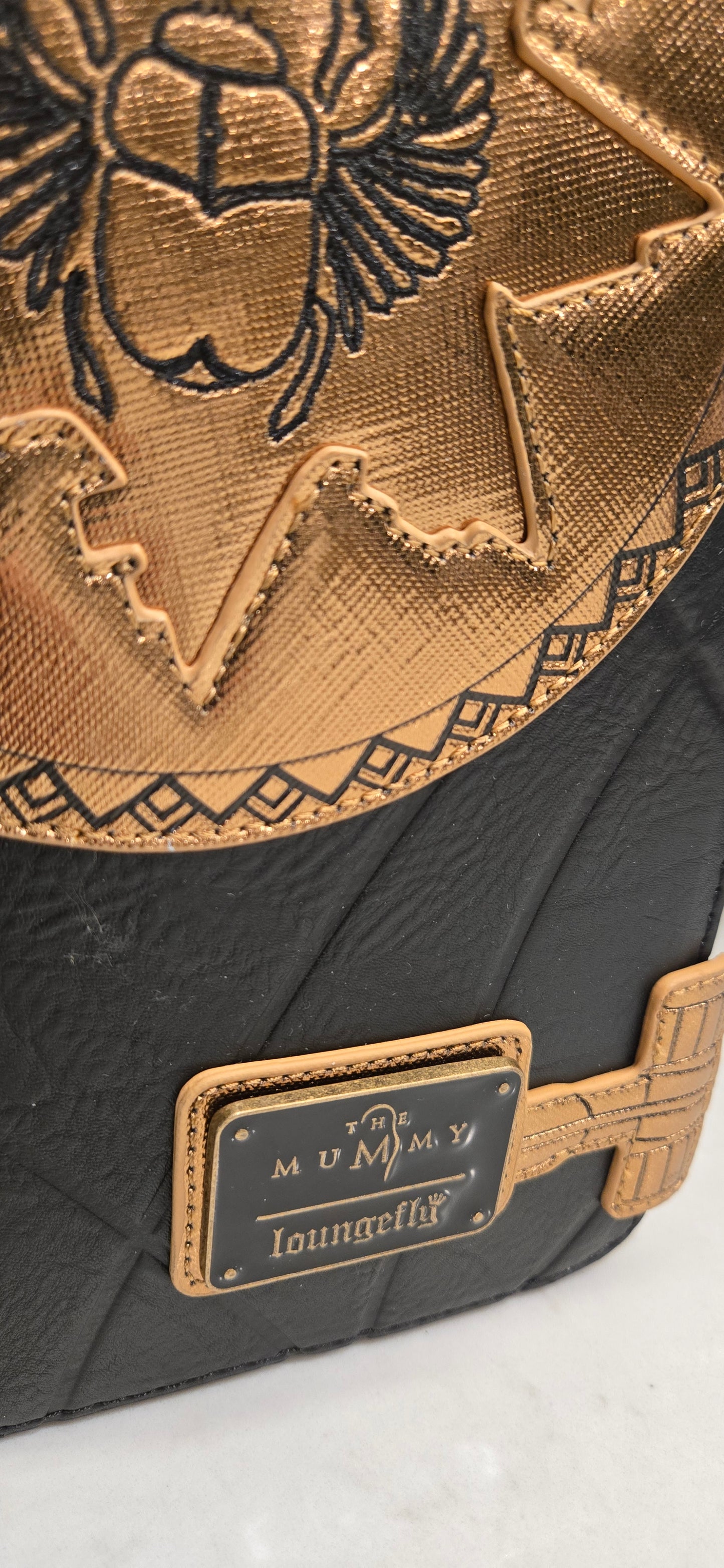 RARE Universal Studios The Mummy Loungefly Book of the Dead Exclusive Mini Backpack