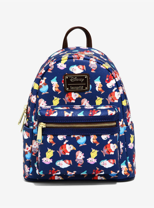 Disney Snow White and the Seven Dwarfs AOP Mini Backpack