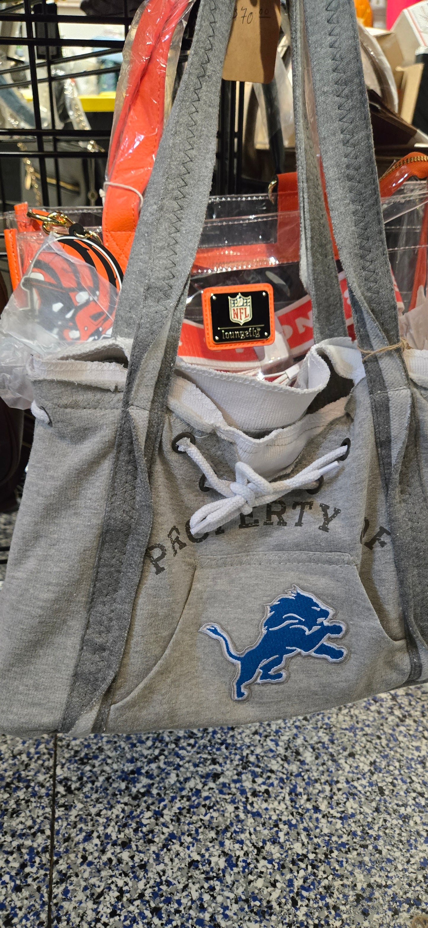 NFL Detroit Lions Jersey Crossbody