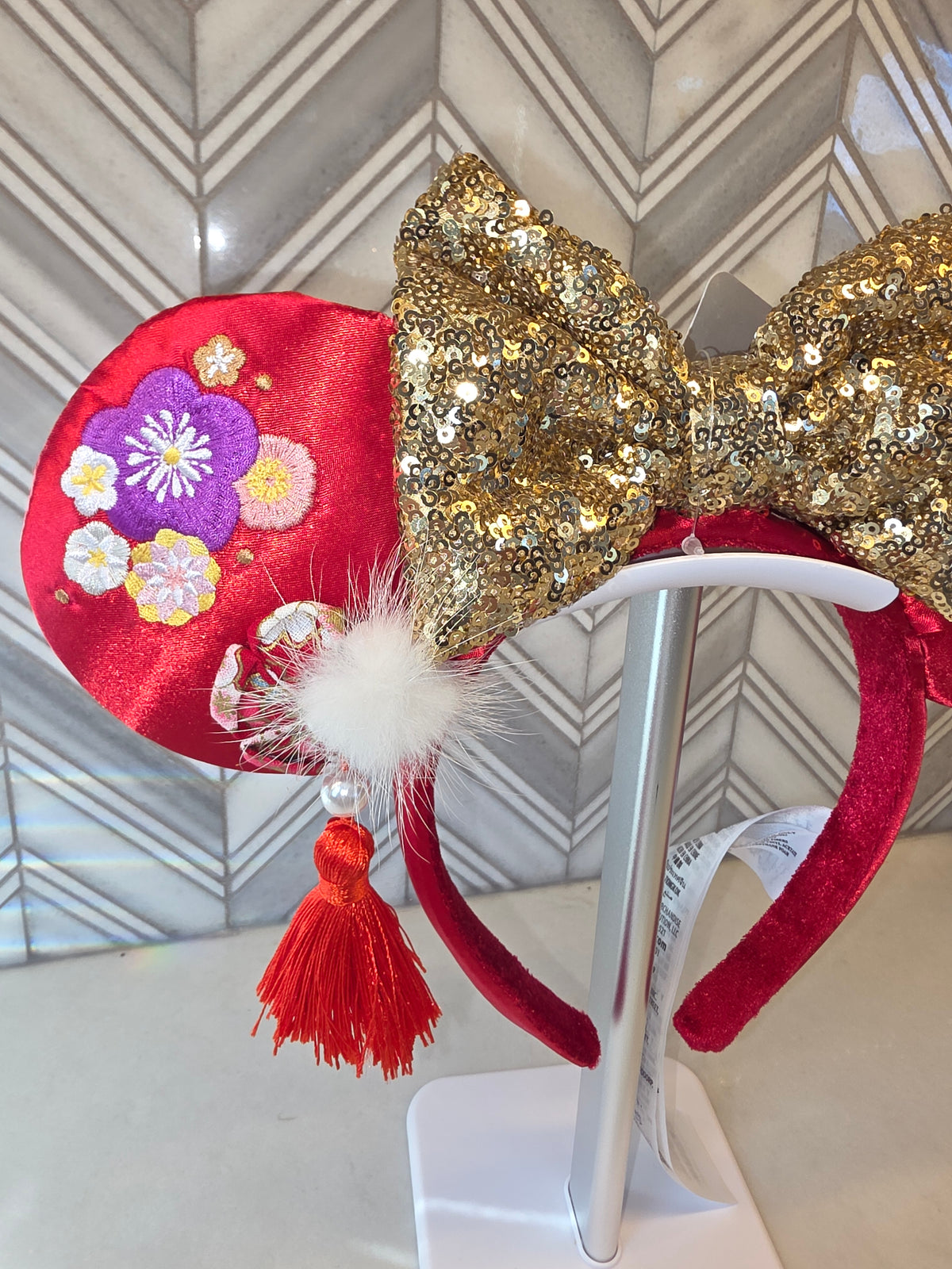EARS: Loungefly Disney Parks Mulan Embroidered Celebration Ears Headband