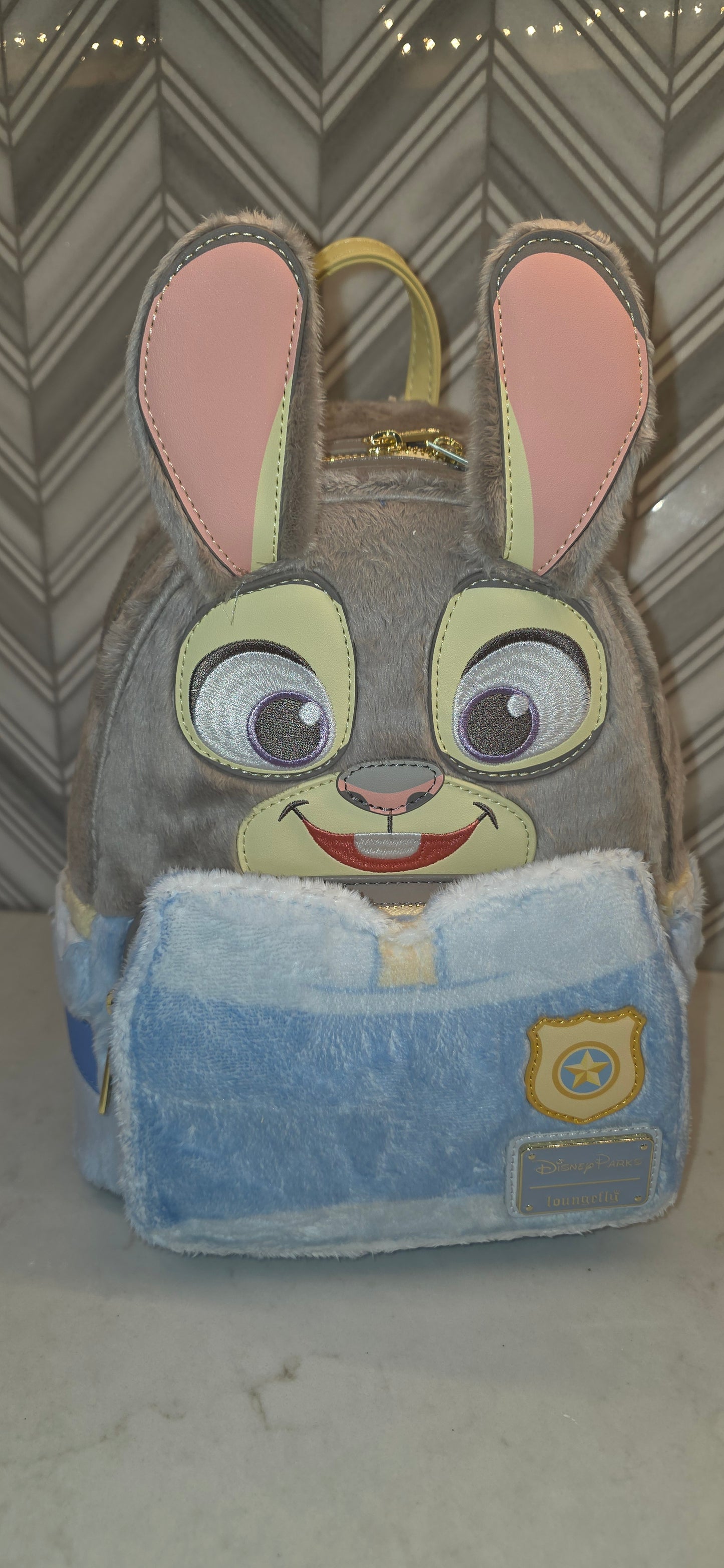 BP: Loungefly Disney Parks Zootopia Judy Hopps Plush Mini Backpack