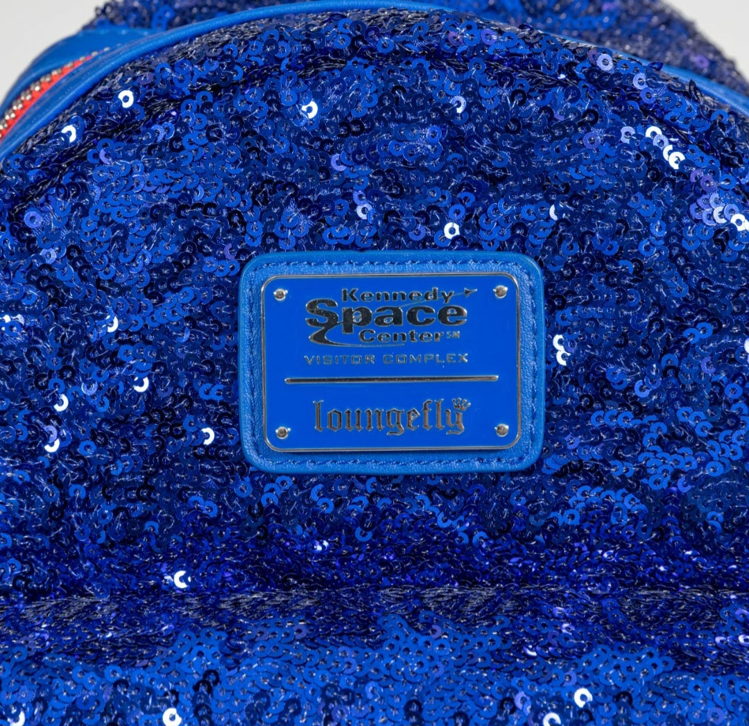 Kennedy Space Center NASA Sequin Mini Backpack