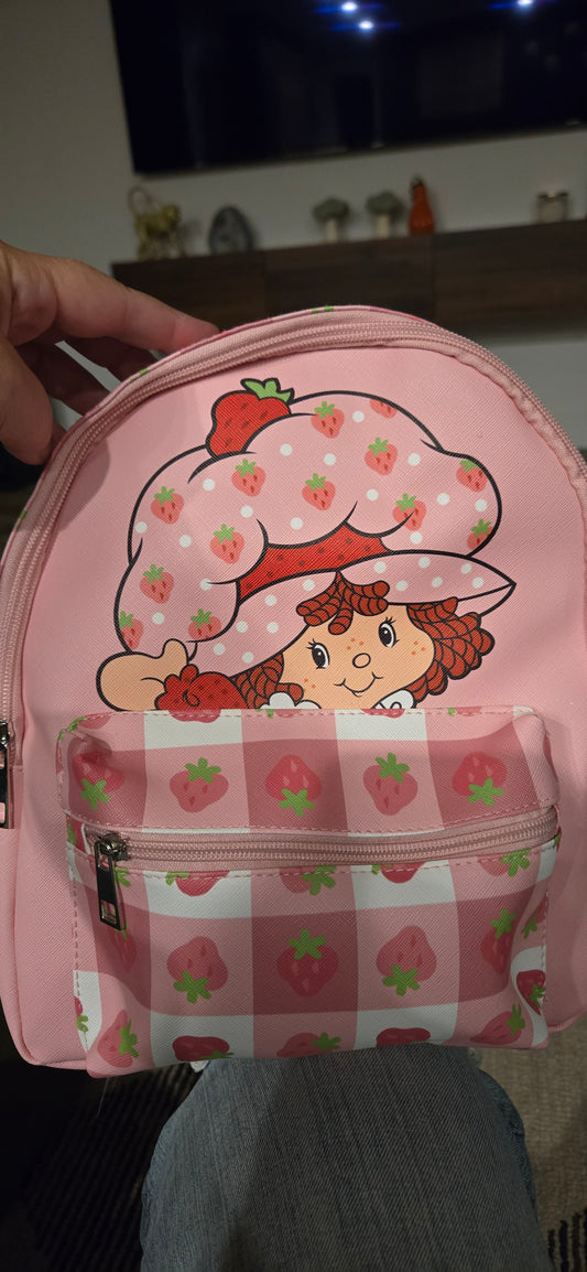 BIOWORLD Strawberry Shortcake Scented Mini Backpack