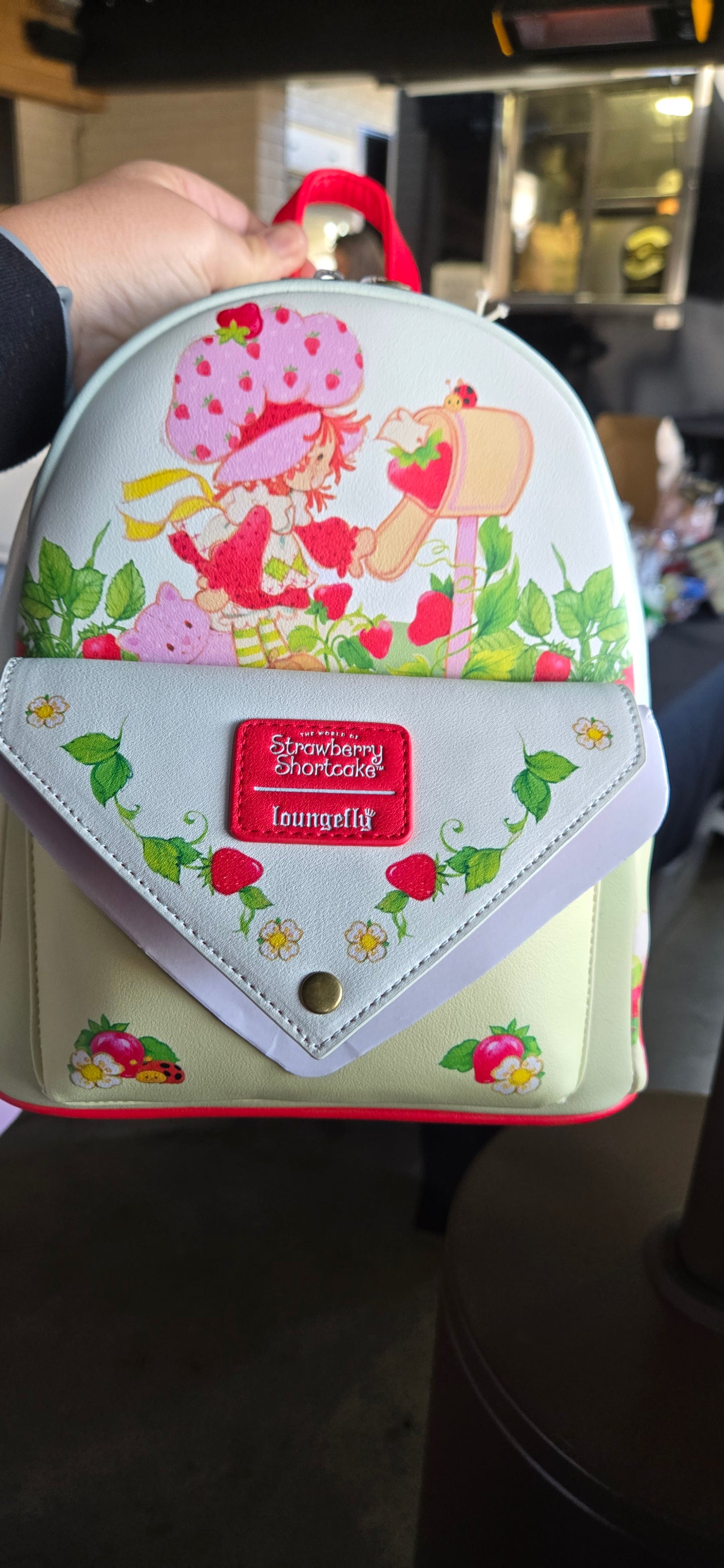 Strawberry Shortcake Envelope Mini Backpack