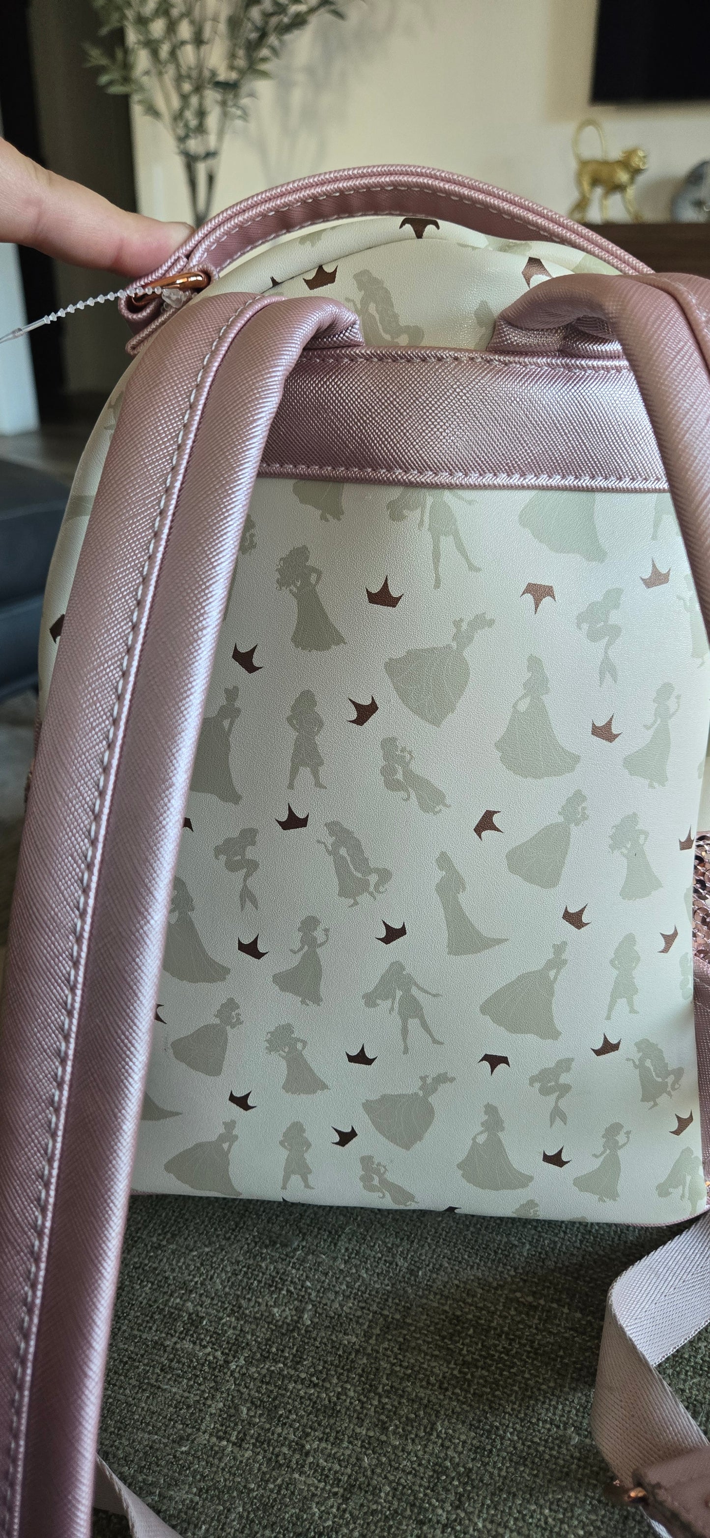 Disney Princess Sequin Silhouette Mini Backpack