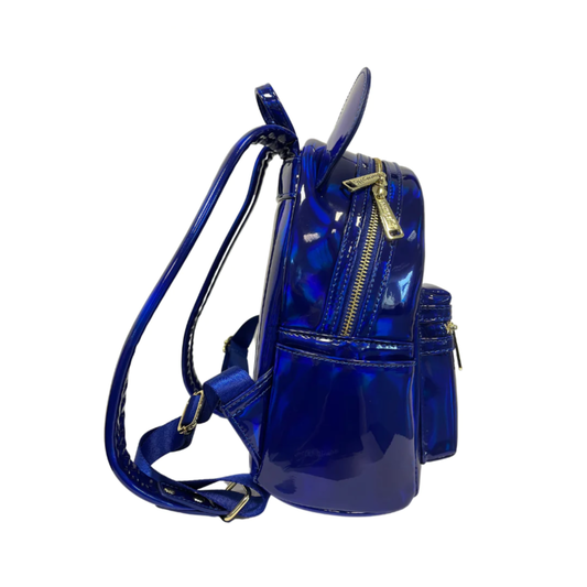 Disney Mickey Mouse Small Shoppe Royal Blue Oil Slick Mini Backpack