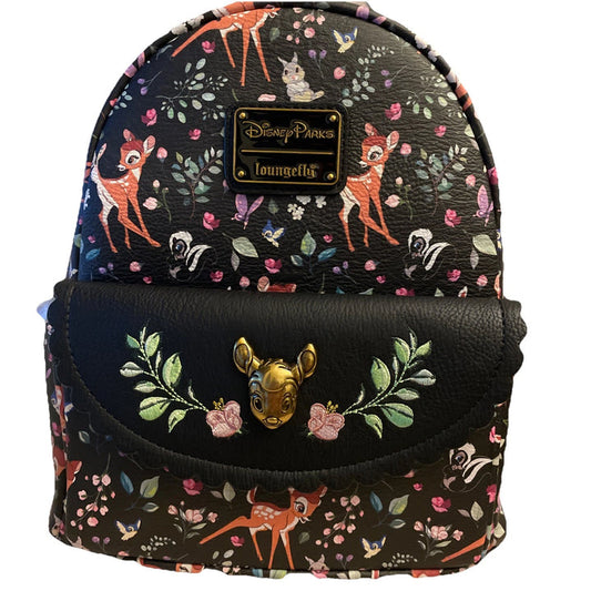 Disney Parks Bambi and Friends AOP Floral Mini Backpack