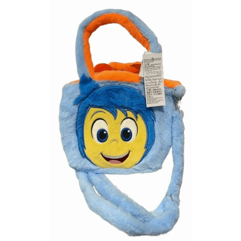 Disney Parks Pixar Inside Out Reversible Joy and Anxiety Plush Crossbody Handbag