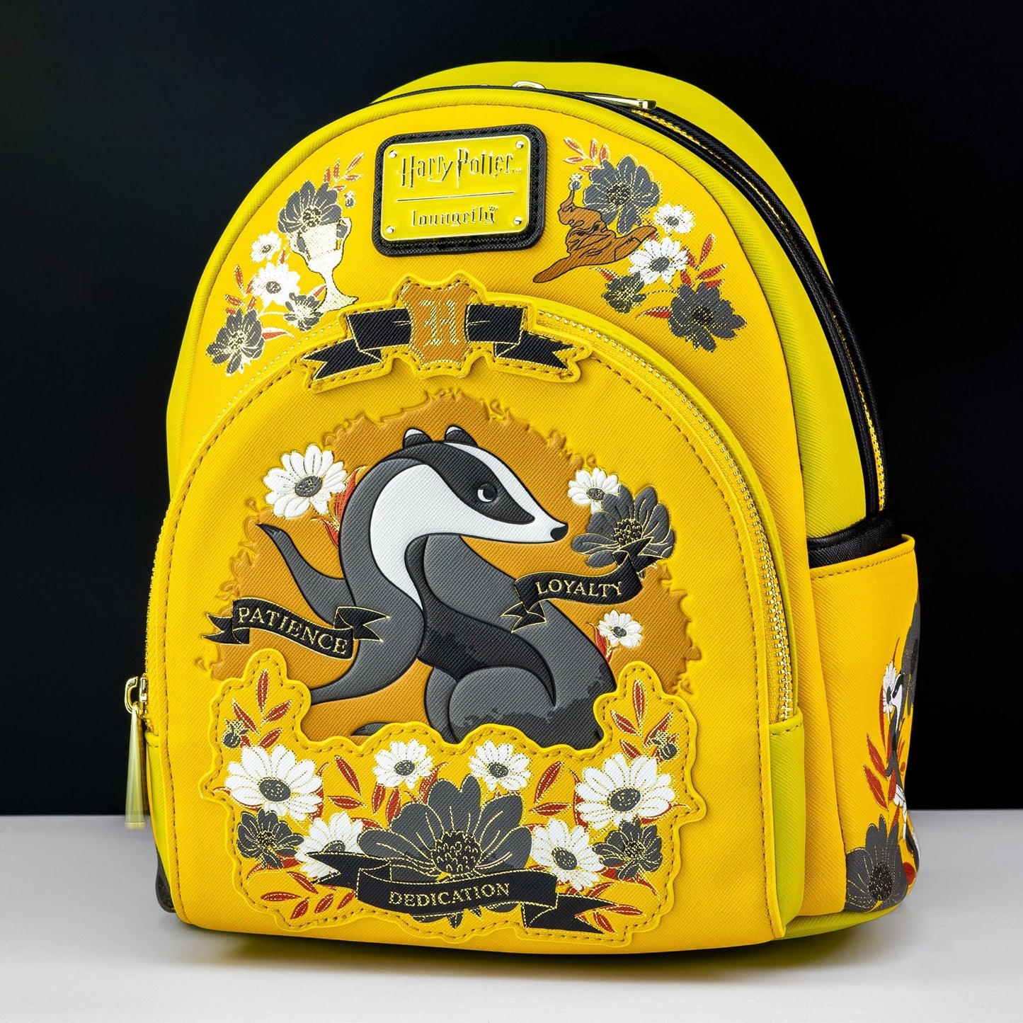 Warner Brothers Harry Potter Hufflepuff House Tattoo Mini Backpack