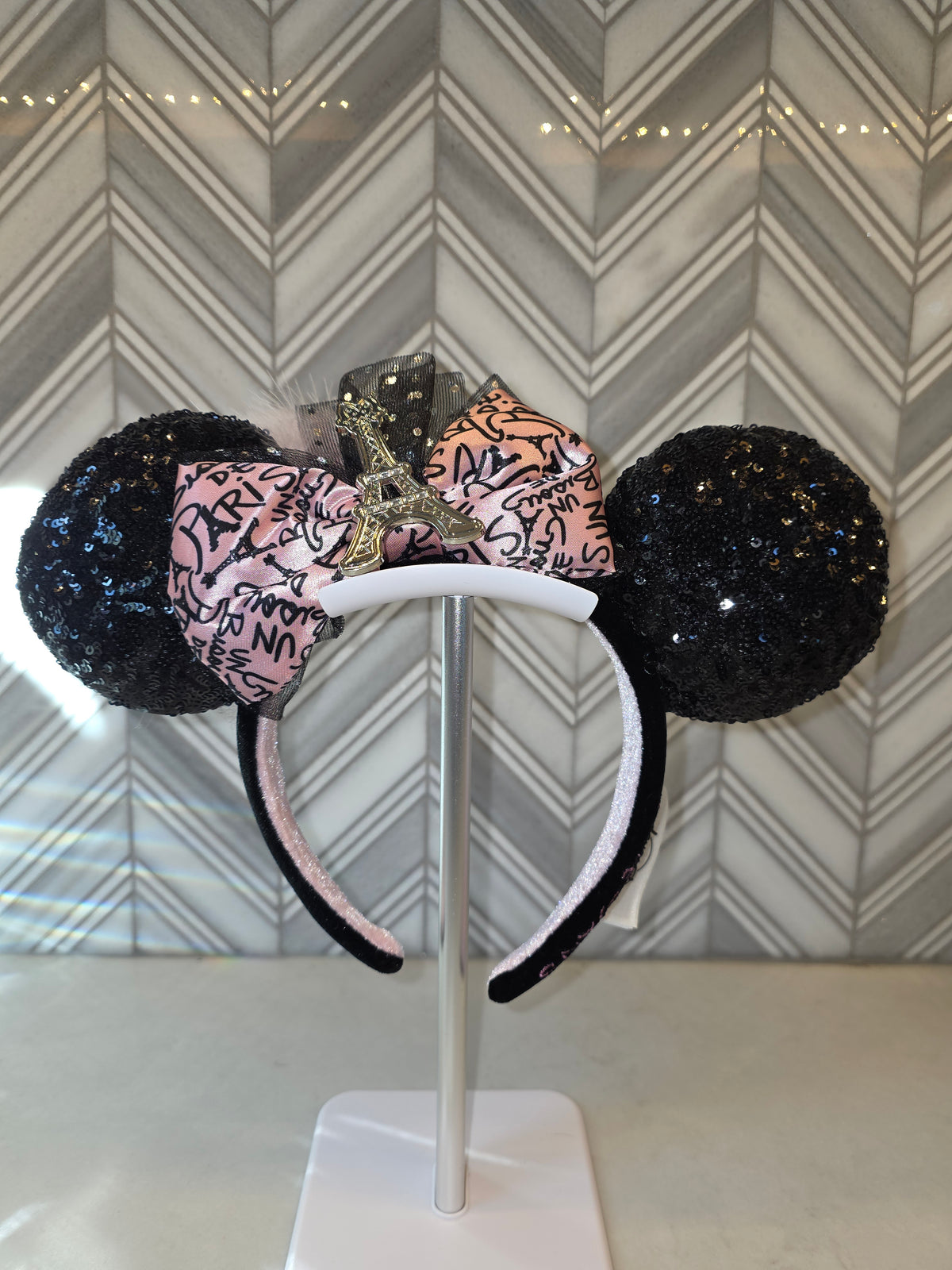 EARS: Disney Parks Epcot World Showcase France Un Bisou Paris Eiffel Tower Ears Headband Rare