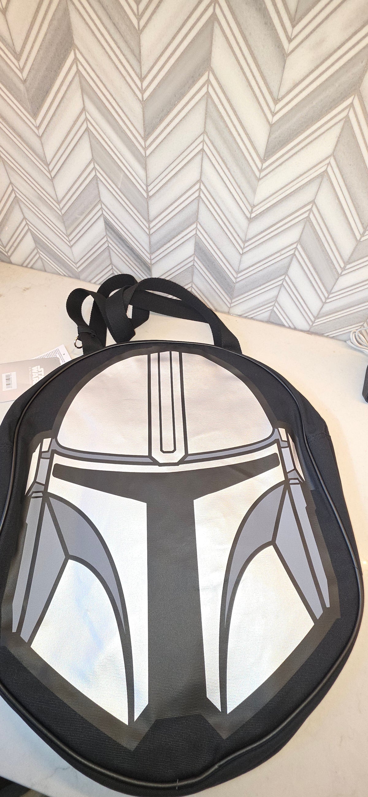 TOTE: Disney Parks Star Wars The Mandalorian Oversized XL Canvas Tote