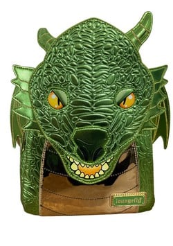 BAM Exclusive Fourth Wing Green Dragon Metallic Mini Backpack
