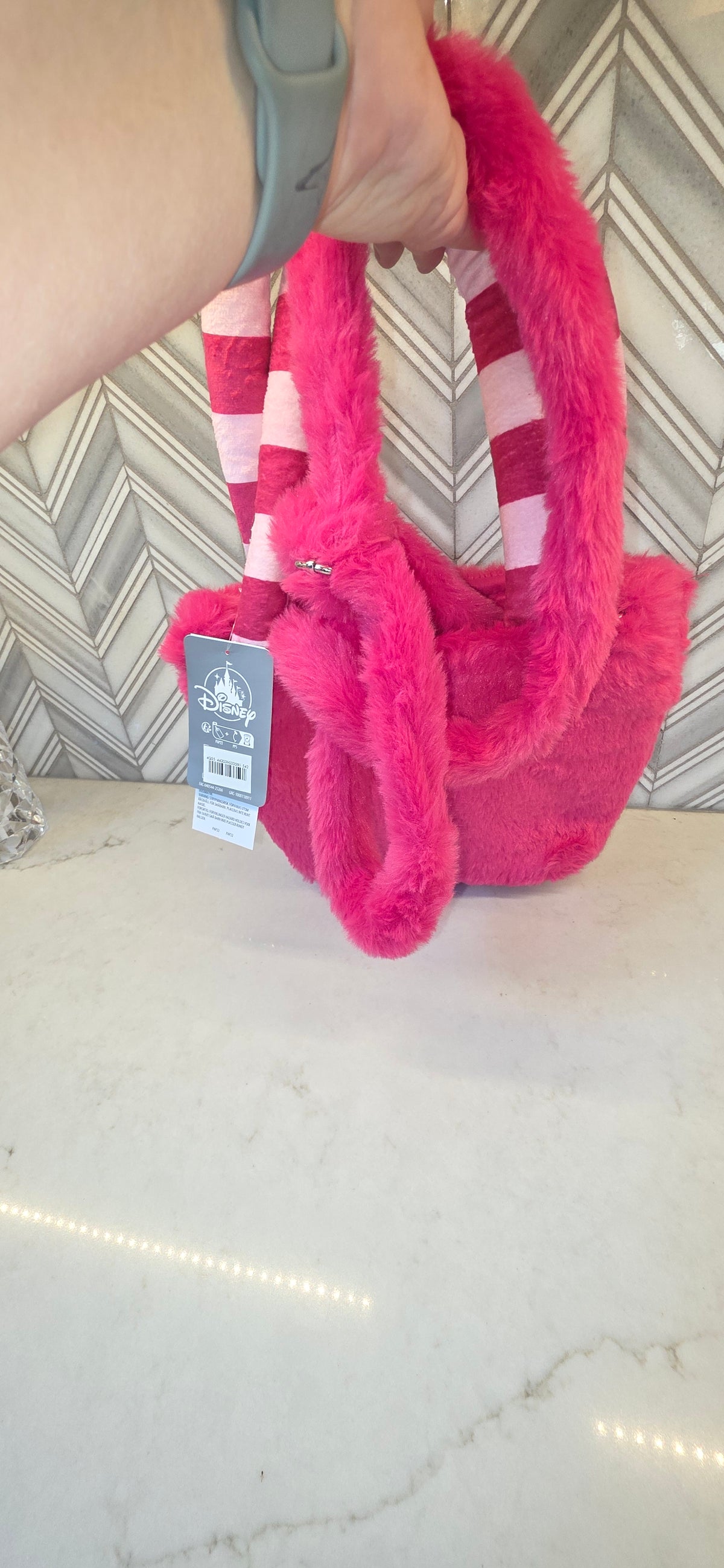 CB: Disney Parks Alice in Wonderland Cheshire Cat Plush Crossbody