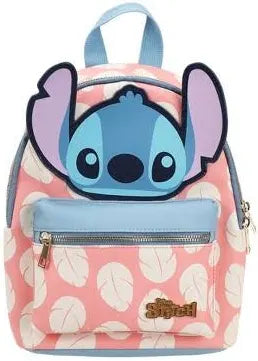 Disney Stitch Pink Leaf Mini Backpack