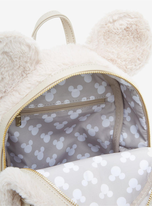 Disney Minnie Mouse Faux Fur Mini Backpack