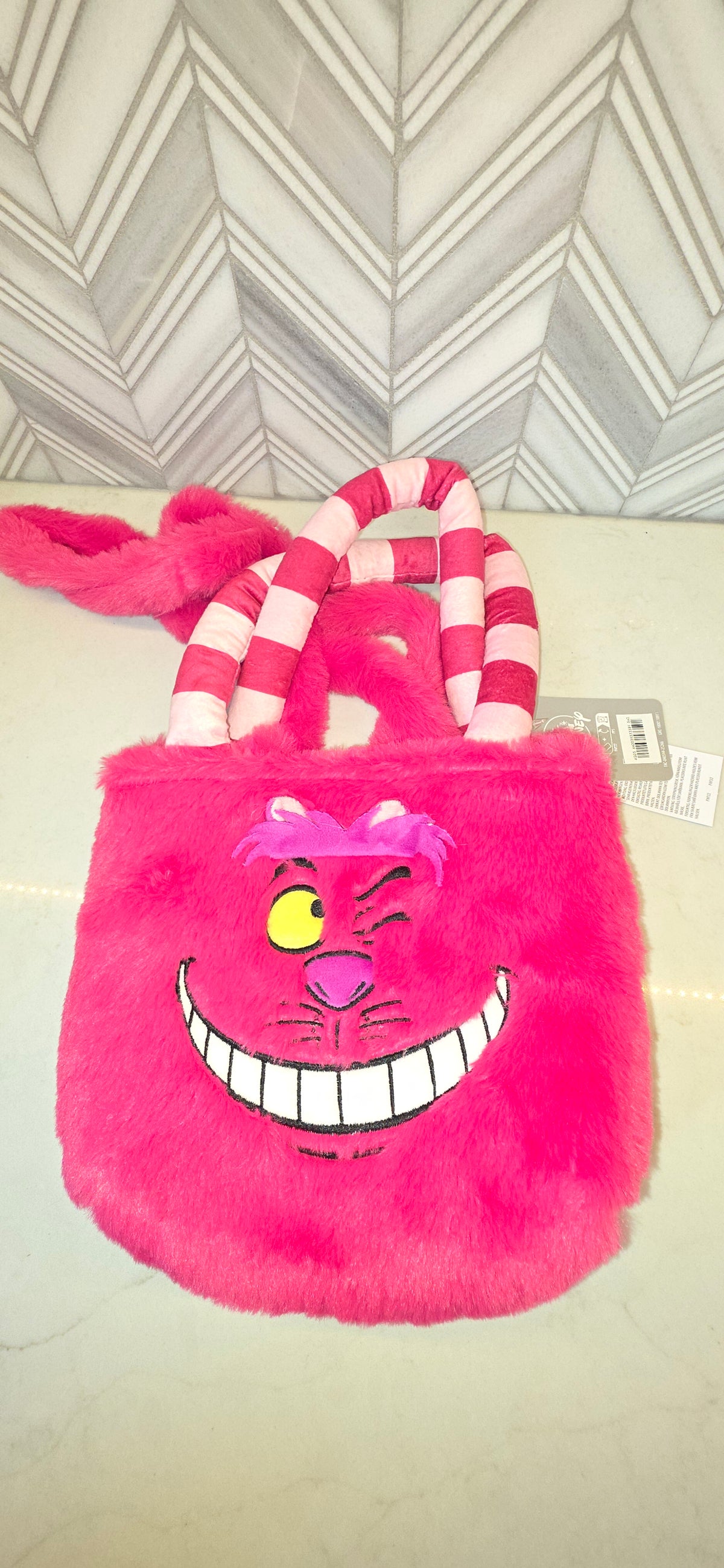 CB: Disney Parks Alice in Wonderland Cheshire Cat Plush Crossbody