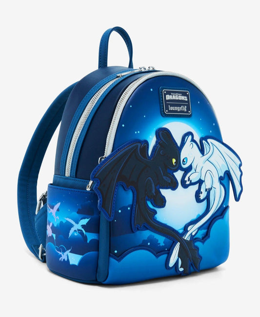 Disney HTTYD How to Train Your Dragon Night Fury Love Story Mini Backpack