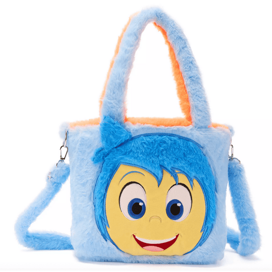 Disney Parks Pixar Inside Out Reversible Joy and Anxiety Plush Crossbody Handbag