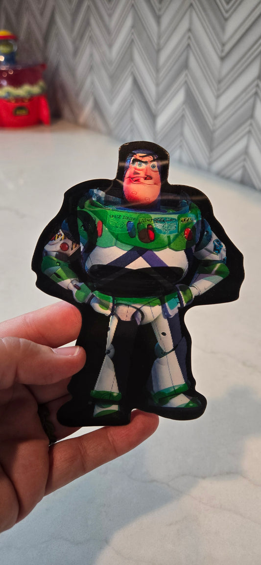 Disney Pixar Toy Story Buzz Lightyear 3D Lenticular Sticker