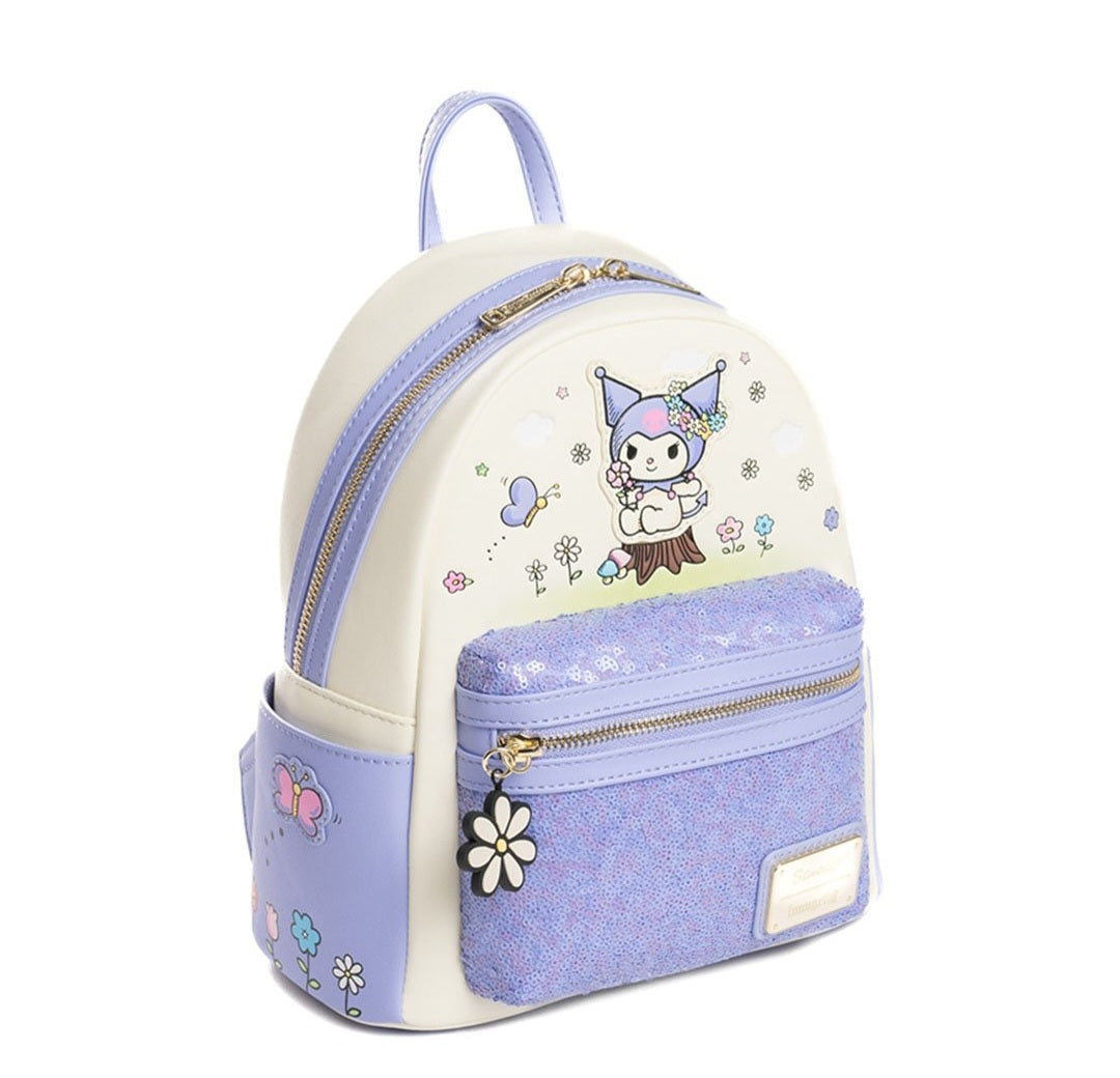 Disney Sanrio Hello Kitty and Friends Kuromi Sequin Mini Backpack