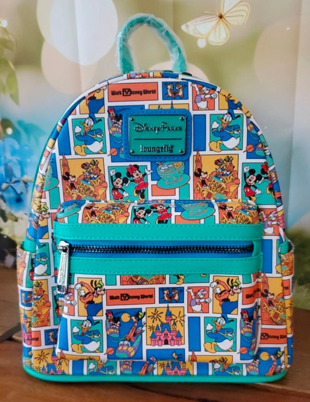 Disney Parks Mickey and Friends Walt Disney World AOP Mini Backpack