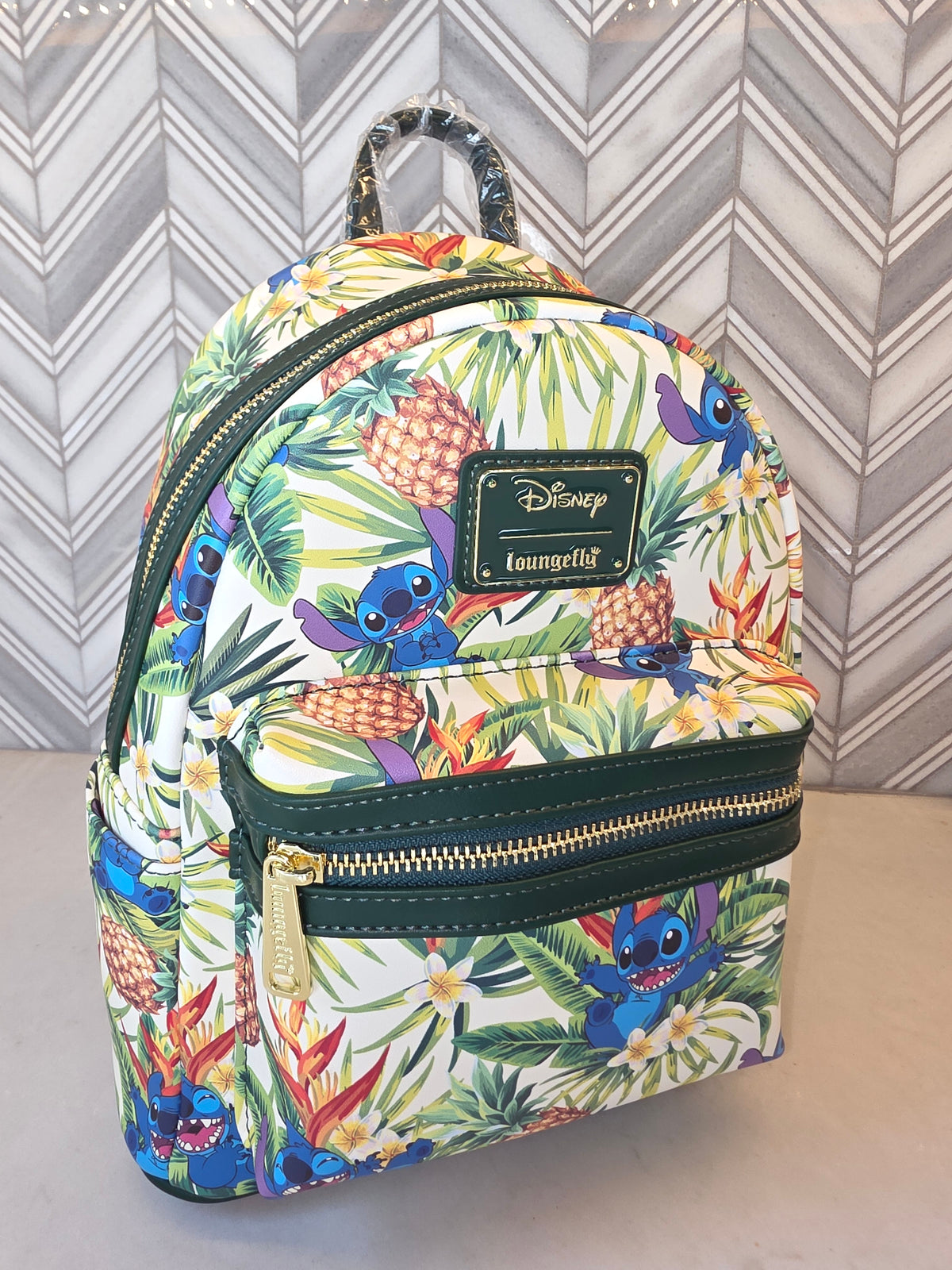 BP: Loungefly Disney Stitch Tropical AOP Mini Backpack