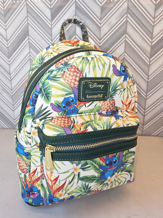 BP: Loungefly Disney Stitch Tropical AOP Mini Backpack