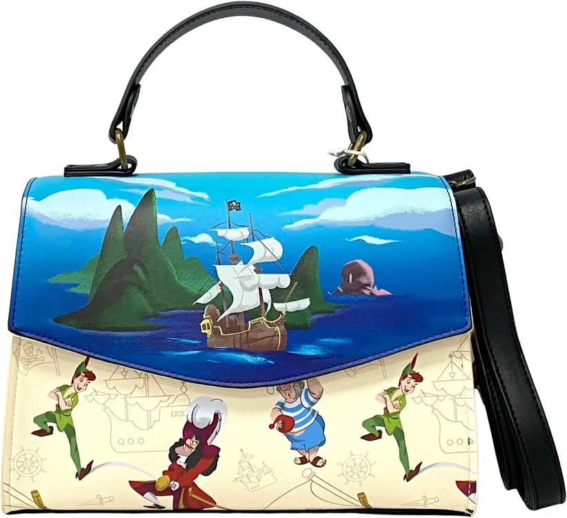 Disney Peter Pan Captain Hook Skull Crossbody