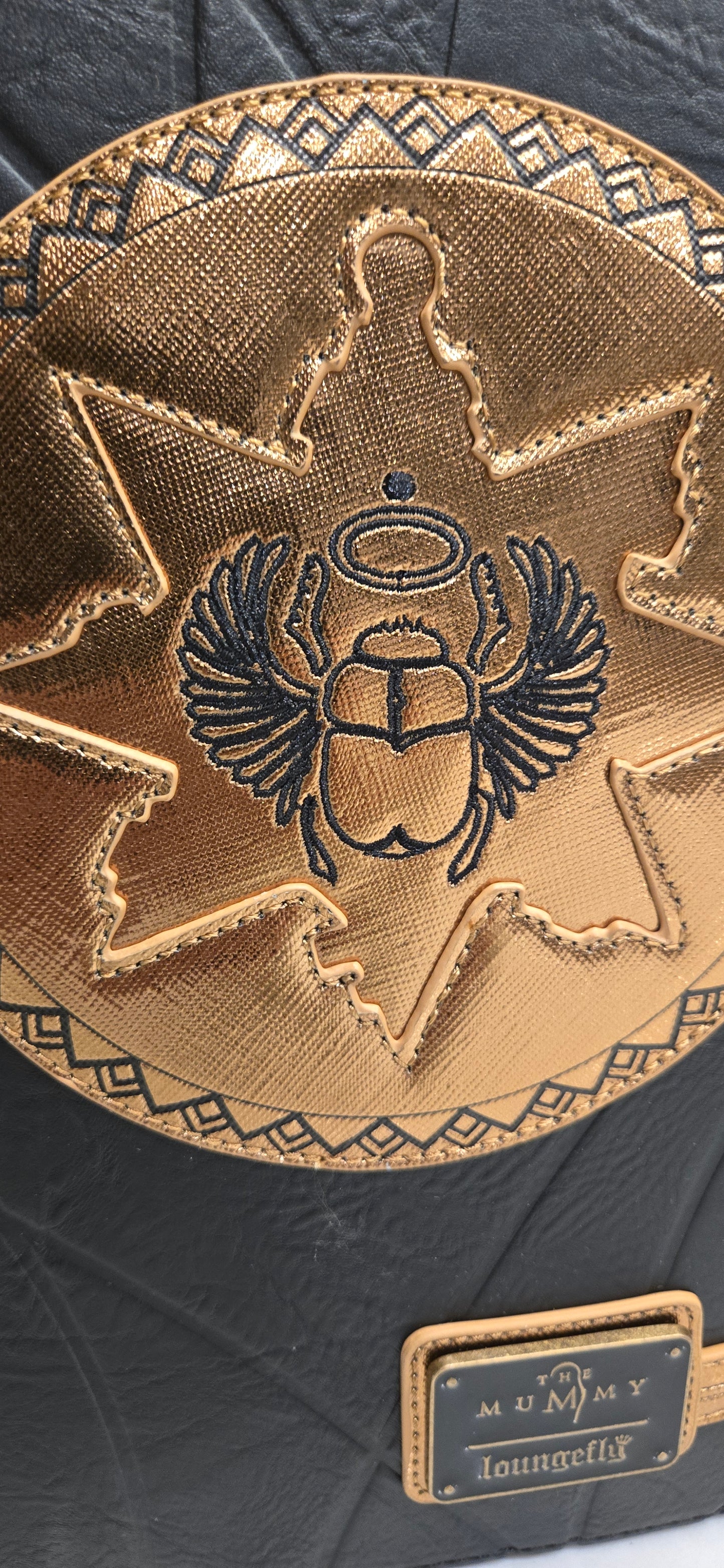 RARE Universal Studios The Mummy Loungefly Book of the Dead Exclusive Mini Backpack