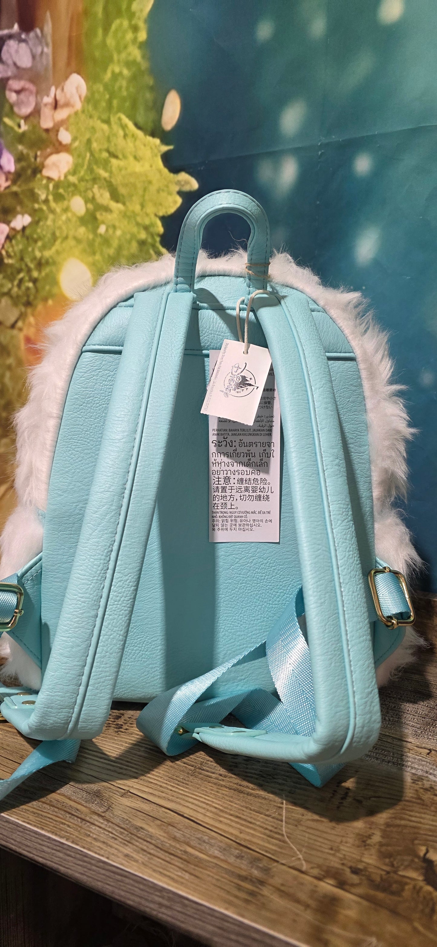 Disney Parks Snowboarding Yeti Plush Mini Backpack