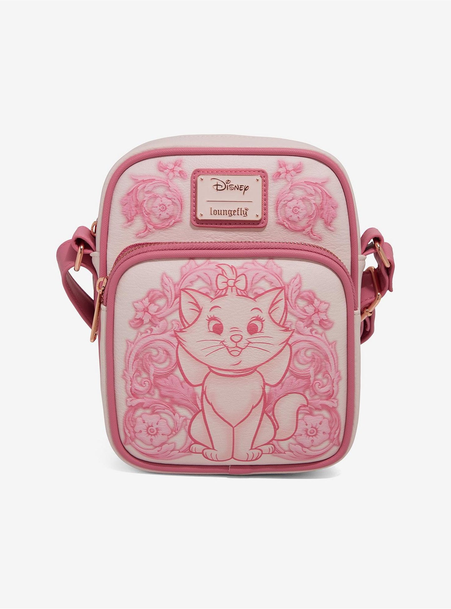 Disney Aristocats Marie Pink Tooling Flight Crossbody