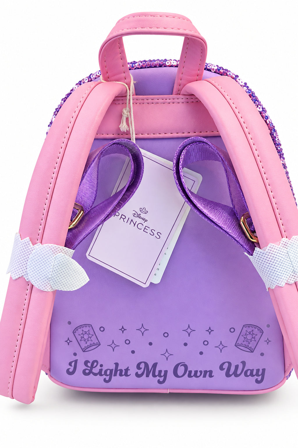 BP: Loungefly Disney Tangled Rapunzel Dress Sequin Mini Backpack- Princess Edition