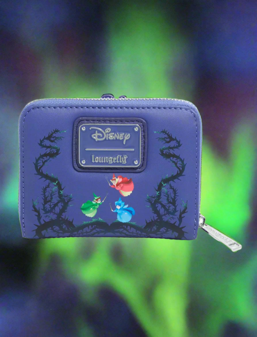 Disney Sleeping Beauty Group Portrait Zip Around Wallet