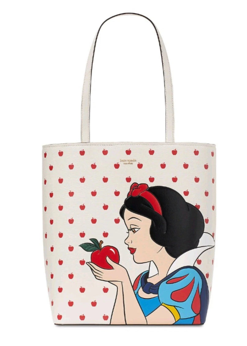 Disney X Kate Spade New York Cream Snow White Print Large Tote