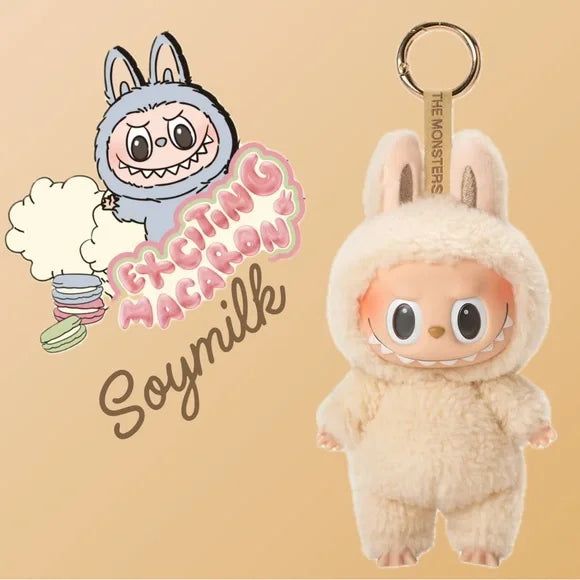 Pop Mart Exciting Macaron The Monsters - Certified Labubu Soymilk