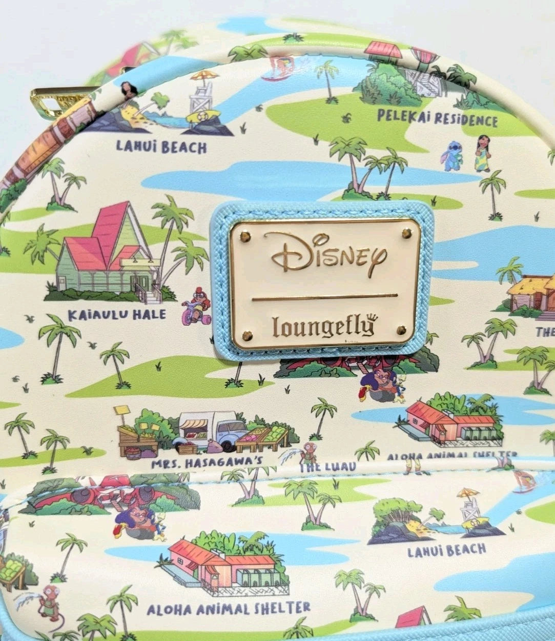 Disney's Lilo & Stitch Locations AOP Mini Backpack