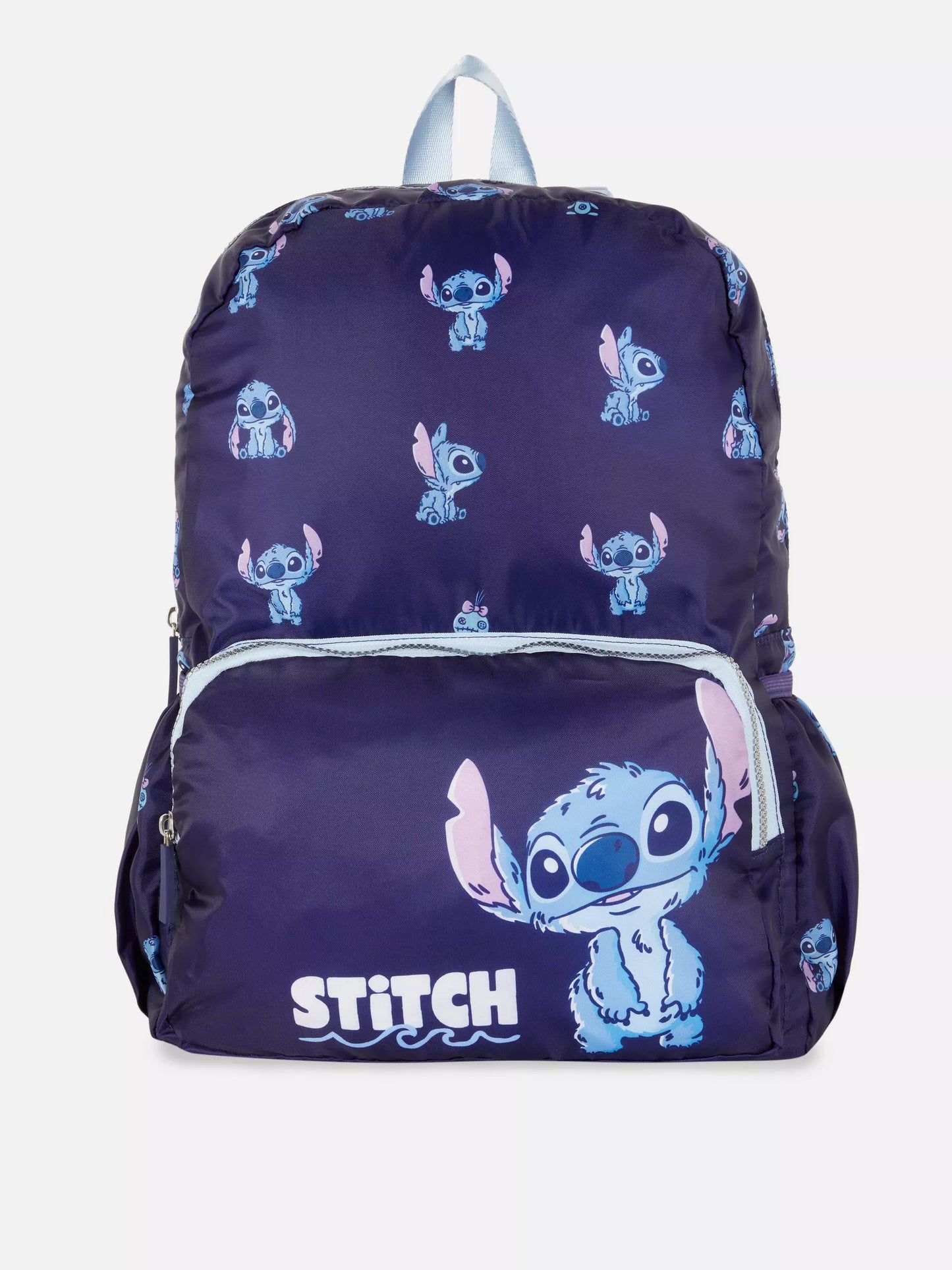 Disney Stitch Navy Backpack with Storage Bag