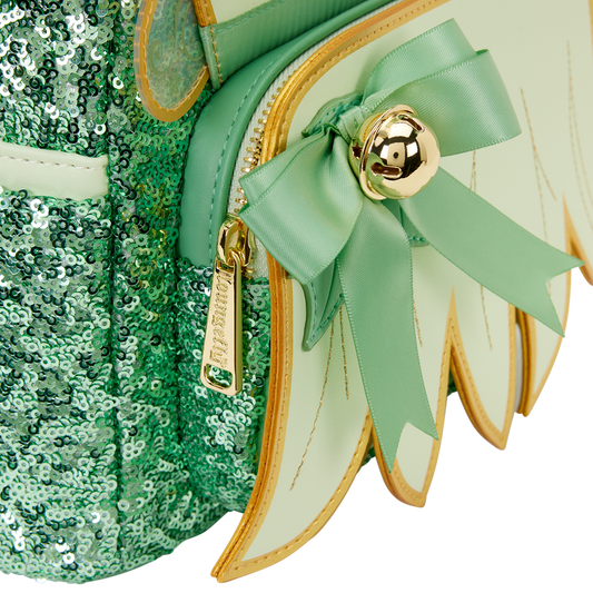 Disney Peter Pan Tinkerbell Holiday Cosplay Sequin Mini Backpack