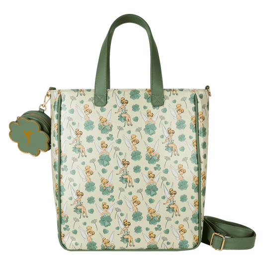 Disney Tinkerbell 4 Leaf Clover Tote with Coin Purse